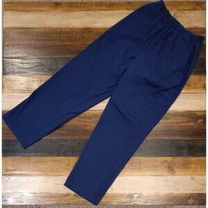 Malibu Doc Scrub Bottoms Elastic Waist Dark Blue Unisex Medium 22-34 inch waist